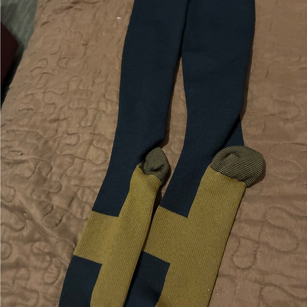 Stylish Black and Gold Men's Socks